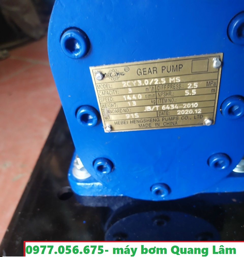 bơm bánh răng 2CY3/25