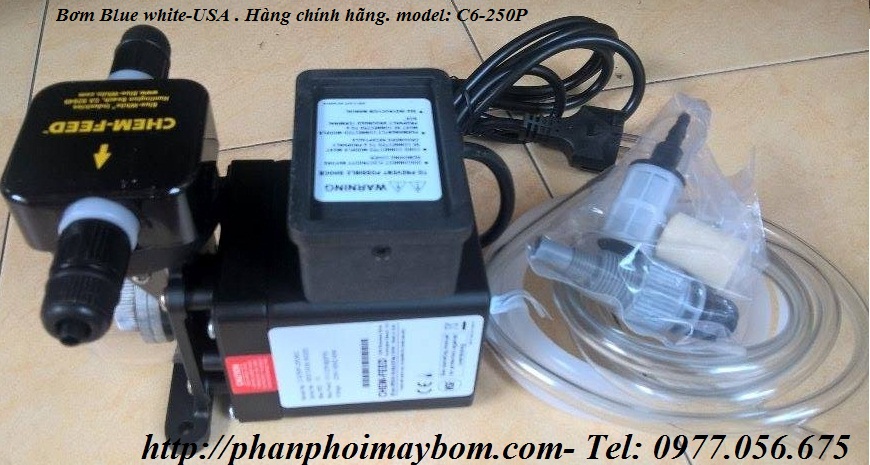 bơm định lượng blue white, bơm blue white c6250p