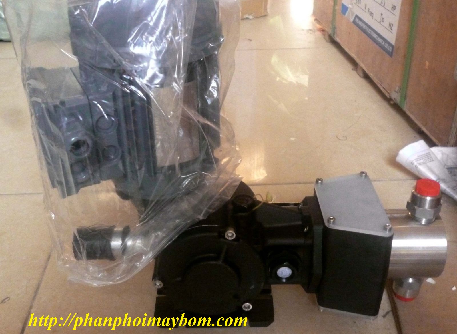 Hình ảnh thực tế máy bơm hóa chất, bơm định lượng injecta Serial TM