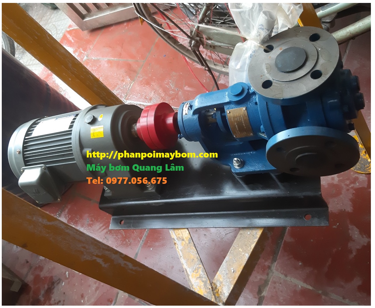NYP7.0 lắp động cơ giảm tốc